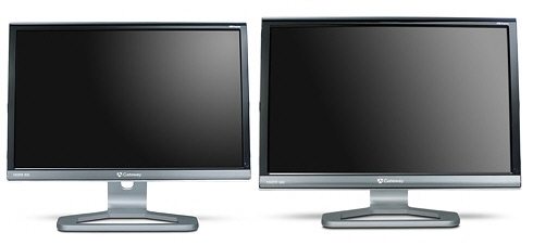 Gateway FHD2102 FHD2402 LCDs 01 - Disponibili da Gateway due nuovi monitor LCD Widescreen