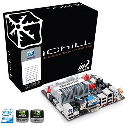 Inno3D iChill ION board 01 - Inno3D iChills: motherboard basata su piattaforma NVIDIA Ion