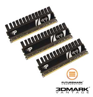 Patriot Viper II trichannel DDR3 kit 02 - 3D Mark Vantage offre in bundle moduli Patriot Viper II DDR3