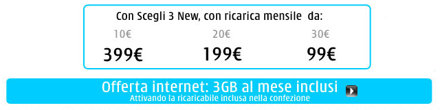 trepianric - Disponibili le offerte iPhone 3G S di Tre Italia