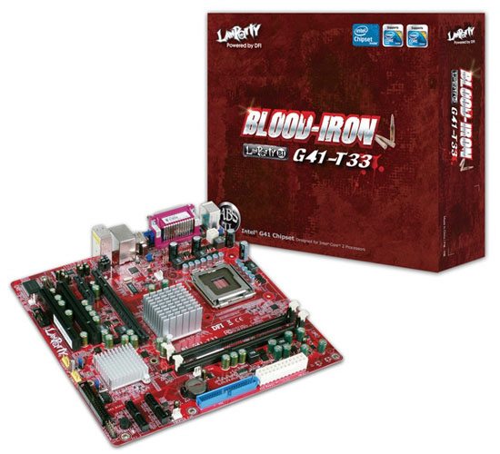 DFI Blood Iron G41 T33 board 01 - Disponibile da DFI la motherboard Blood Iron G41-T3