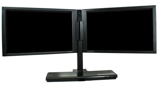 EVGA InterView 1700 01 - EVGA presenta il monitor Dual-Display InterView 1700