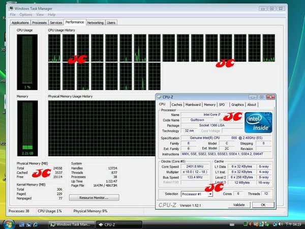 corei9 02 - Prime immagini per le CPU Intel Core i9 Gulftown