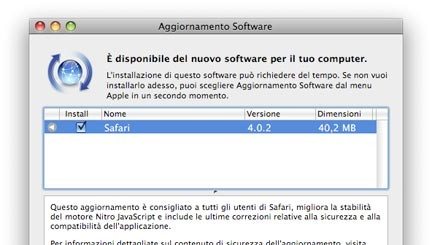 safari402 - Apple aggiorna Safari alla versione 4.0.2