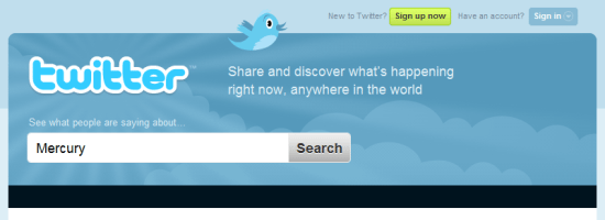 twitter home - Aggiornamenti grafici per l'homepage di Twitter