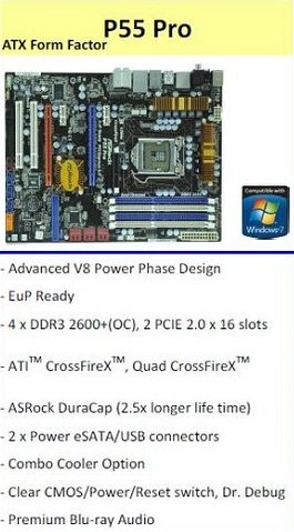 ASRock P55 Pro chart 01 - ASRock presenta quattro nuove motherboard basate su chipset Intel P55