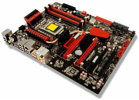 Foxconn Inferno Katana board 03 - Foxconn presenta la motherboard P55 Inferno Katana