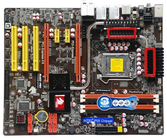 Magic Pro MP P55 Extreme GT 01 - Magic-Pro Computer presenta una motherboard basata su chipset Intel P55