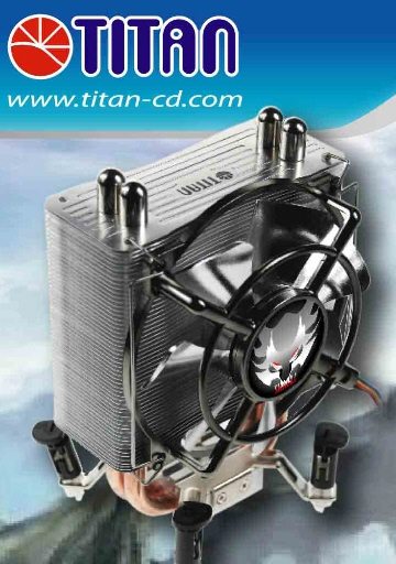 Titan Skalli cooler 01 - Titan Skalli: dissipatore per le nuove CPU Lynnfield