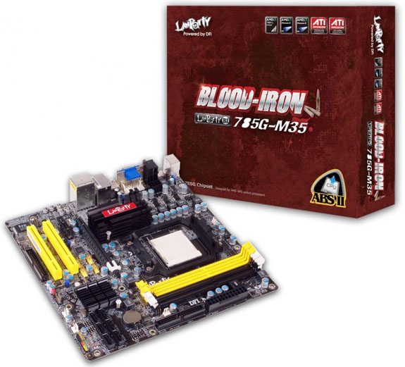 DFI LANParty BI 785G M35 board 01 - DFI annuncia la nuova motherboard mATX LANParty BI 785G-M35