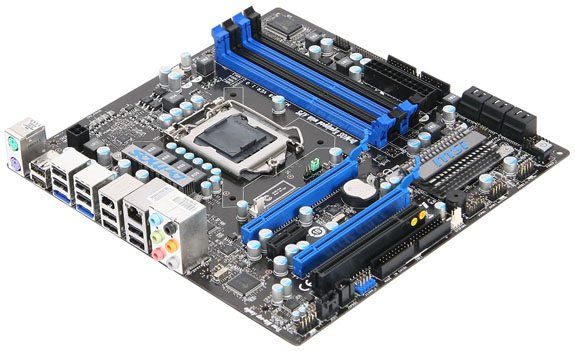 MSI P55M GD45 board 01 - MSI P55M-GD45, P55 in formato mATX