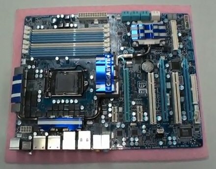 Gigabyte P55A UD6 board 02 - USB 3.0 e SATA 6.0 per la nuova motherboad Gigabyte P55A-UD6