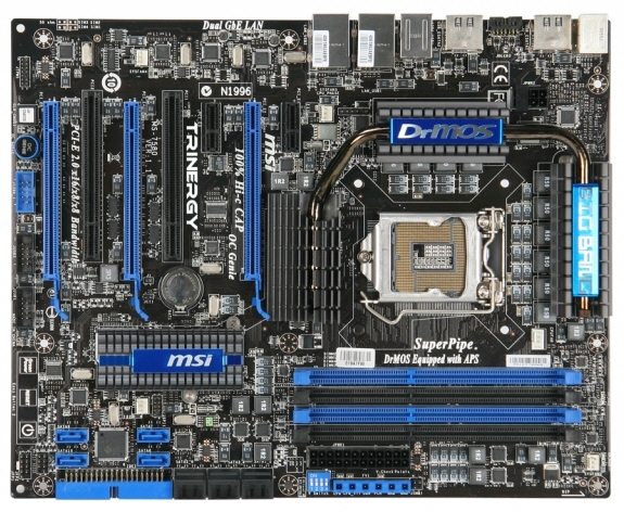 MSI P55 Big Bang Trinergy board 03 - Immagini e informazioni per la MSI Big Bang Trinergy P55