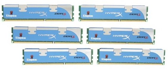 Kingston 12GB 6m HyperX DDR3 kit 01 - Kingston presenta un nuovo kit memoria DDR3-1600 da 12GB