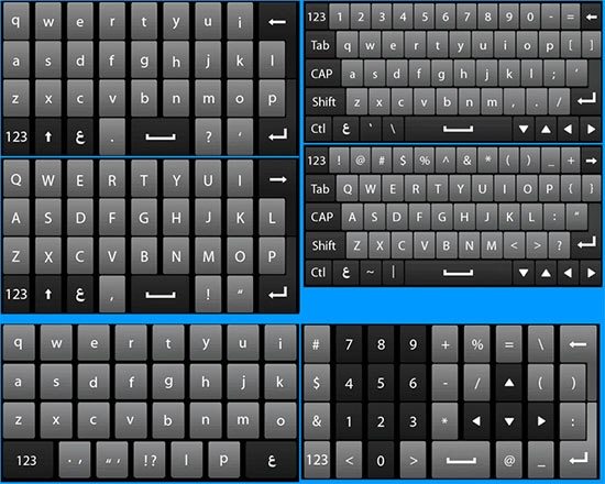 Microsoft WinMo 6.5.3 new keyboard 01 - Nuova keyboard virtuale in arrivo su Windows Mobile 6.5