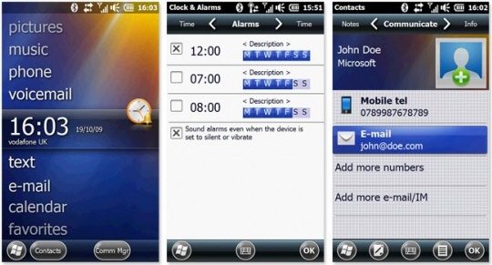 Microsoft WinMo 6.5 new UI 01 - Microsoft a lavoro su una nuova UI per Windows Mobile 6.5?