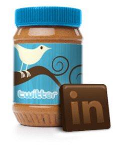 peanut butter chocolate twitter linkedin image - Twitter e Linkedin stringono un accordo