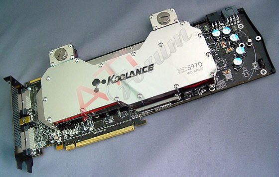 Koolance VID AR597 Hemlock 01 - Disponibile in immagini il nuovo waterblock Koolance per Radeon HD 5970