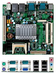 LR100 N16M - DFI presenta una motherboard mini-ITX con Atom N450