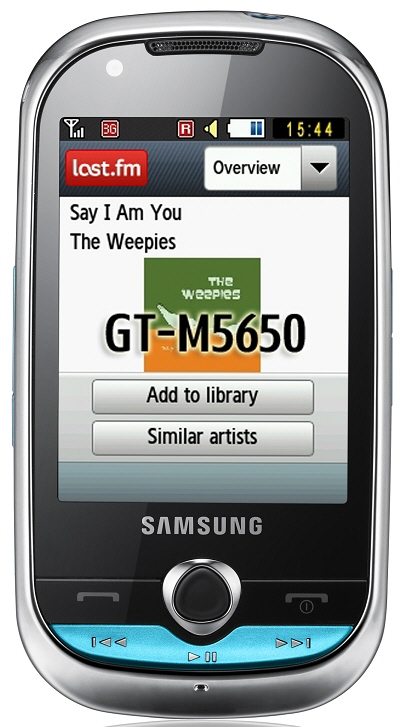 Samsung M5650 01 - Samsung lancia il nuovo cellulare touchscreen M5650