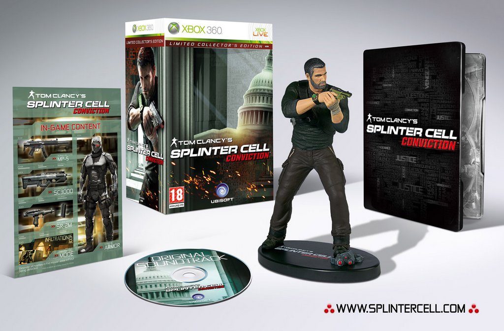 splinter cell conviction collectors edition - Splinter Cell: Conviction, problemi per l'edizione Collector's