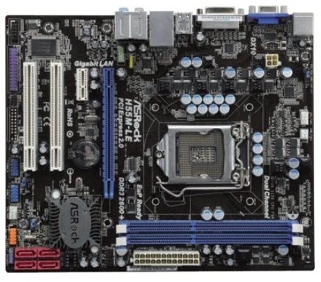 ASRock H55M LE board 01 - Da ASRock una motherboard micro-ATX con chipset H55