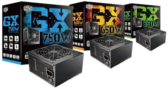 Cooler Master GX PSU 01 - Cooler Master presenta la serie di alimentatori GX