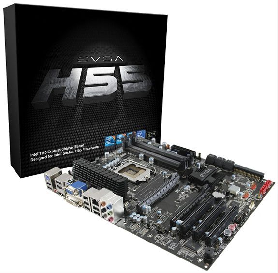 EVGA H55 board 01 - H55 e H57 le prime proposte EVGA