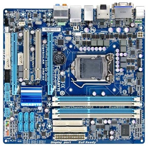 Gigabyte GA Q57M S2H board 01 - Gigabyte presenta la motherboard GA-Q57M-S2H, la prima con chipset Q57