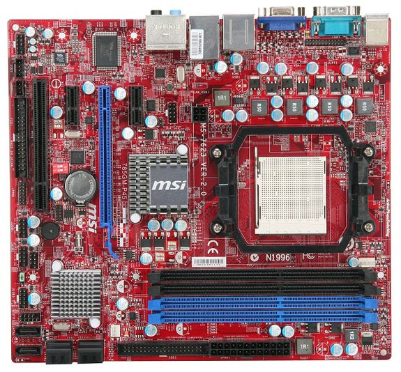 MSI 785GM P45 board 03 - MSI a lavoro su una motherboard basata su chipset AMD 785G