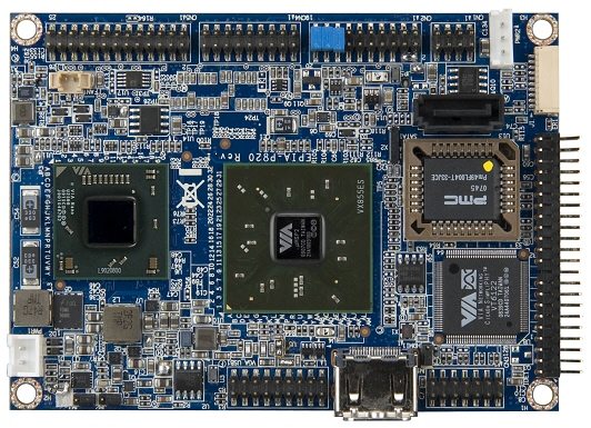 VIA EPIA P820 board 01 - VIA annuncia la nuova motherboard Pico-ITX e chassis