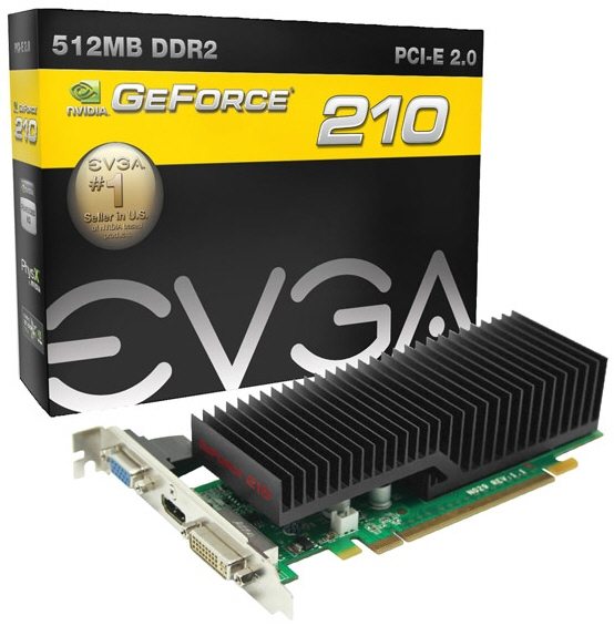 EVGA GeForce 210 pcooled 01 - Raffreddamento passivo per la EVGA GeForce 210