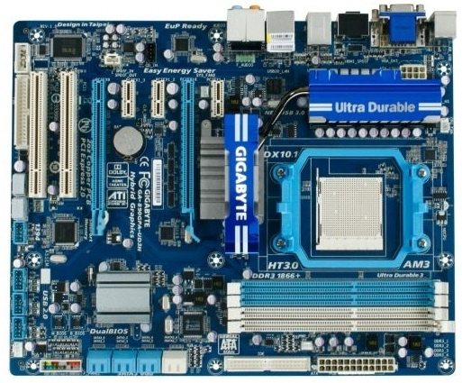 Gigabyte GA 890GPA UD3H board 03 - Gigabyte GA-890GPA-UD3H pronta al debutto