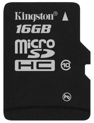 Kingston 16GB microSDHC Class10 01 - Kingston presenta memoria Class 10 microSDHC da 16GB