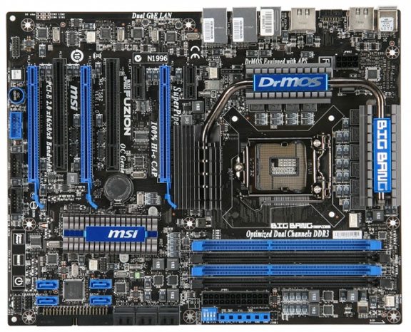 MSI Big Bang Fuzion board 02 - Lancio ufficiale per la motherboard MSI Big Bang Fuzion