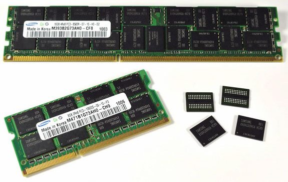 Samsung 40nm 4Gb DDR3 DRAM 01 - Da Samsung kit memoria da 4GB DDR3 a 40nm