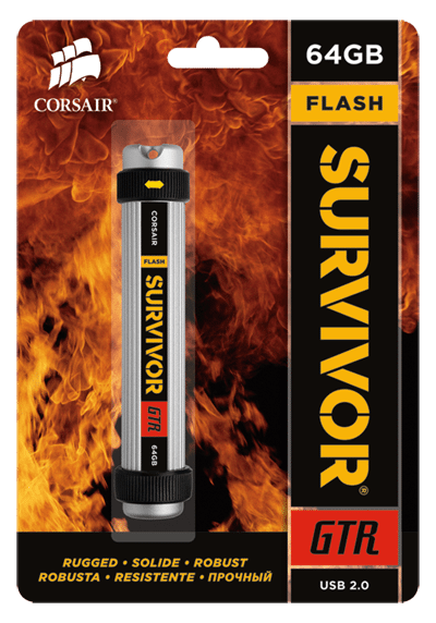 SURVIVOR GTR64GB - Corsair lancia le nuove unità USB Flash Survivor GTR