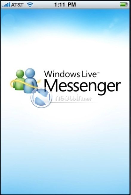 messengeriphone - Windows Live Messenger fotografato anche su iPhone