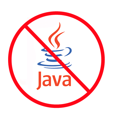 no-java