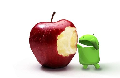 android eats apple - Android meglio di iPhone in America