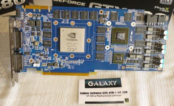 galaxygeforcegtx470gt24001 - Galaxy a lavoro su una scheda video Dual GPU con PhysX integrato