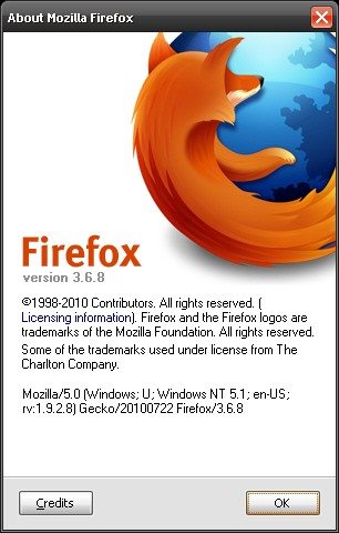 firefox36801 - Nuovo aggiornamento 3.6.8 per Firefox