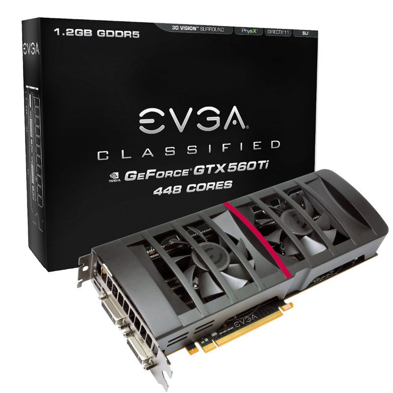 EVGA GTX 560 TI 448 - EVGA presenta GTX 560 TI 448 Classified e FTW