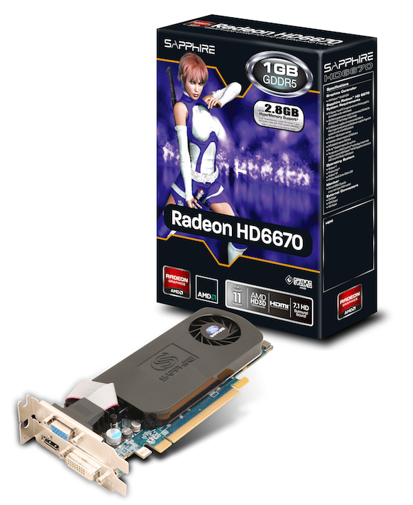 hd6670lp box - Sapphire annuncia il lancio della HD6670; basso profilo e singolo slot