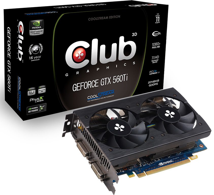 geforcegtx560ticlub3d - Club 3D annuncia il lancio della Geforce GTX 560 Ti CoolStream