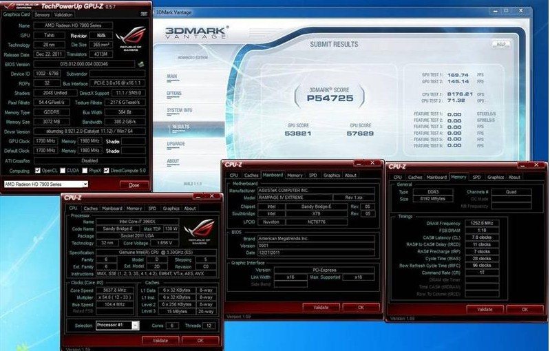 1c - Overclock da record per la AMD Radeon HD 7970