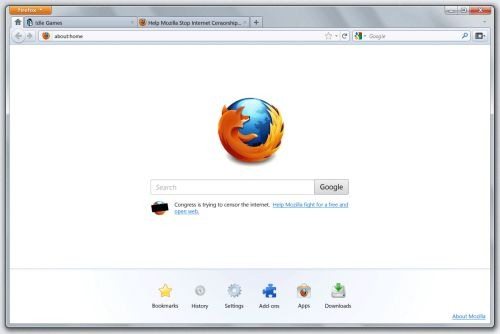 firefox home tab - Interessanti novità per Firefox 12