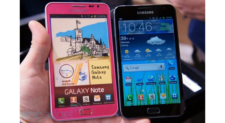 Samsung GALAXY Note - [CeBIT 2012] Il Galaxy Note si tinge di rosa