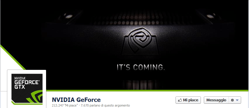 nvidiageforce copy - NVIDIA "IT'S COMING": novità in arrivo nella famiglia GeForce?