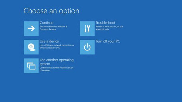 windows8 boot - Nuova modalità di boot per Windows 8? Addio F2 e F8?